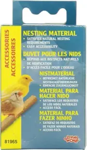 Living World Bird Nesting Material For Birds, Parrots, Finches, Canaries, Canary