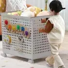 Laundry Basket with Wheels and Handle Laundry Hamper for Bedding Bedroom