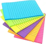 jojofuny Tearable Memo Stickers Fluorescent Self-Stick Note Pads for-do Lists Index Cards and Reminders Colors for Use