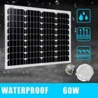 60W Solar Panel 12V Mono Home Generator Caravan Camping Battery Charging Power