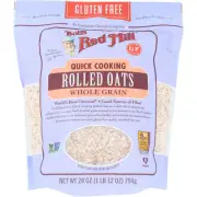 Bob'S Red Mill Quick Cooking Rolled Oats Whole Grain 28 Oz