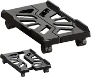 Adjustable Width Computer Tower Stand, Ventilated PC Tower Stand with Locking