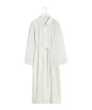 Light Belted Coat FR34 RICE PAPER