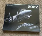 Boeing Wall Calendar 2022 New Sealed F-15EX US AIR FORCE FIGHTER JET AIRCRAFT