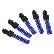 10pcs #5 Zipper Slider Replacement Puller Extension Handle Extender Repair Blue