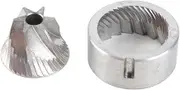 Coffee Grinder Disc Grinding Core, 420 Stainless Steel Coffee Bean Grinding Disc Core Kit, Electric Grinders Replacement for Home Cafe Office (Six Star Cone)