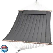 SUNCREAT Heavy Duty Hanging Tree Hammock, 475 lbs Capacity, Two Person Hammoc