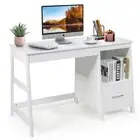 Giantex Computer Desk Laptop Workstation Drawers Shelf Student Study Home Office
