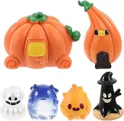 DECHOUS 1 Set House Decorations for Home Pumpkin Decor Desktop Decor Party Decor Prop Miniature Ghost Desktop Adornment Miniatures for Crafts Home Decoration trinkets Halloween Resin