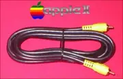 12Ft GOLD RCA Video TV & Monitor Cable for Apple II IIe IIc llgs Computer NEW