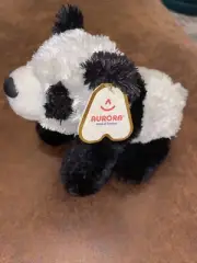 8 Inch Mini Flopsie Mei Mei Panda Bear Plush Stuffed Animal by Aurora