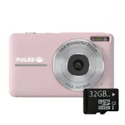 PULSE 44.0 MP 16x Digital Zoom Camera Pink BONUS 32GB MICROSD