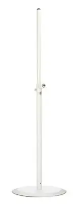 K&M 26735 Round Base Speaker Stand - White