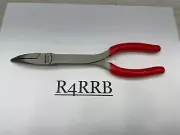 Snap-On Tools USA NEW RED Soft Grip 9" Stork Bent Needle Nose Pliers 408CF