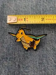 DRAGONITE "POKEMON" -LARGE PIN - ENAMEL / LAPEL PIN -NEXT DAY SHIPPING