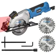 G LAXIA Mini Circular Saw 4Amp 3500RPM Corded Circular Saw with Laser Guide R...