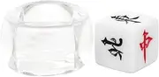 GARIOUANS Portable Mahjong Dice Lightweight Game Dice for Board Games for Mahjong Plastic with Fine Workmanship for Parties Ktv and Bars
