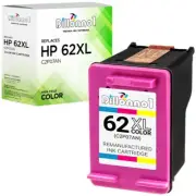 1PK Replacement for HP 62XL Color Cartridge C2P06AN for Officejet 5740