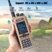 ANYSECU GT-12 Bluetooth Programming Radio FM AM UHF VHF Multi Band Walkie Talkie