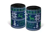 Canberra Raiders NRL Christmas XMAS Stubby Holder Can Cooler