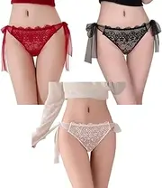 [Temptshow] Women's sexy cosplay lace perspective breathable anime bikini elastic underwear