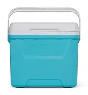 Igloo 28 QT. Laguna Hard-Sided Ice Chest Cooler, Aqua Blue & White FREE SHIPPING