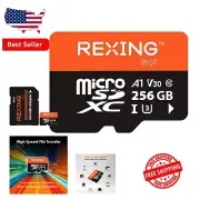 Durable 256GB microSDXC - Fast Transfer 4K Video & Monitoring Card with Adapter