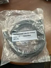 High Speed HDMI Cable With Ethernet 12’ Black
