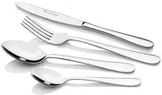 Stanley Rogers Albany 30 Piece Cutlery Set, Stainless Steel with Mirror Polish, Setting for 6 in Gift Box