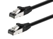 Monoprice Cat8 Patch Cable 7 Feet Black S/FTP 28AWG 2GHz 40G RJ45 Ethernet Cable