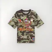 Jeremy Scott x Adidas Originals Camo Graphics T-Shirt SZ XS (H53374) NWT