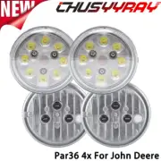 Par36 4X 4.5" LED Flood Fender Light Tractors For John Deere Utility 2040