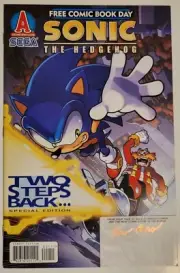 SONIC HEDGEHOG FCBD 2012 #1 TWO STEPS BACK SIGNED by IAN FLYNN w/COA