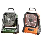 Camping Fan with LED Lantern USB Rechargeable Oscillating Fan for Fishing Picnic