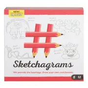 Mattel Games Sketchagrams Drawing/Sketching Game Family/Kids 14y+ 3-6 Players