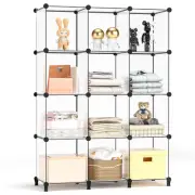 Cube Shelves, 12 Cubby Storage Organizer,DIY Closet Organizers and Storage Sh...