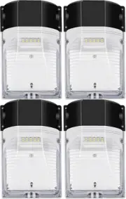 Update 30W LED Wall Pack Light with Photocell, 3450LM 5000K Daylight Dusk to Daw
