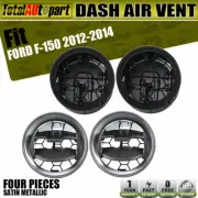 4Pcs Heater Dash Air Vent Front Left & Right & Center for Ford F-150 2009-2014 (for: Ford)