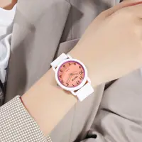 在飛比找蝦皮購物優惠-kezzi矽膠女士表  時尚個性日常石英 簡約休閒元氣手錶女