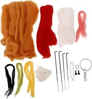 VILLFUL 1 Set DIY Needle Felting Kit for Felt Crafts Complete with Easy Application Techniques for Beginners Present for Craft Lovers and Creative Projects