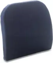 Tempur Cushion Dark Blue Lumbar Support 36x36x7cm Back Cushion