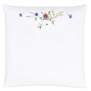 Christian Fischbacher Summerfield Embroidered Sateen Euro Sham