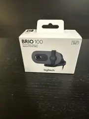 Logitech - Brio 100 1080p Full HD Webcam for Meetings and Streaming - Graphite