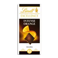 在飛比找Yahoo奇摩購物中心優惠-Lindt 瑞士蓮 極醇系列杏仁夾餡黑巧克力-香橙口味(10