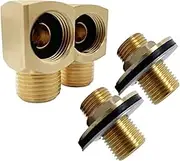 Wall Mounting Installation kit G1/2(IPS) 90° Faucet Replacement for commercial faucet, sink mount nuts for Commercial Sink include nipples,lot nuts and washers