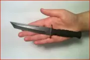 Small Fixed Blade Samurai Katana Tanto Style Knife + Small Keychain Knife
