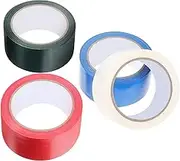 Heavy Duty Waterproof Fabric Tape 4 Rolls DIY Duct Tape for Boxes Carpet Crafts Window Sealing Metal