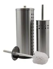 [BOXSWEDEN] Toilet Roll Brush and Stainless Steel Holder 3 Pieces in Grey