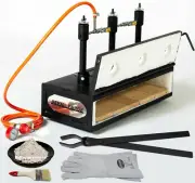 DFHS3+1D/3.6" GAS PROPANE FORGE Furnace Burner Blacksmith For Horseshoe Makers