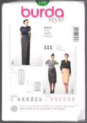 Burda Pattern 7180 Ladies Skirt Sizes 18 - 28